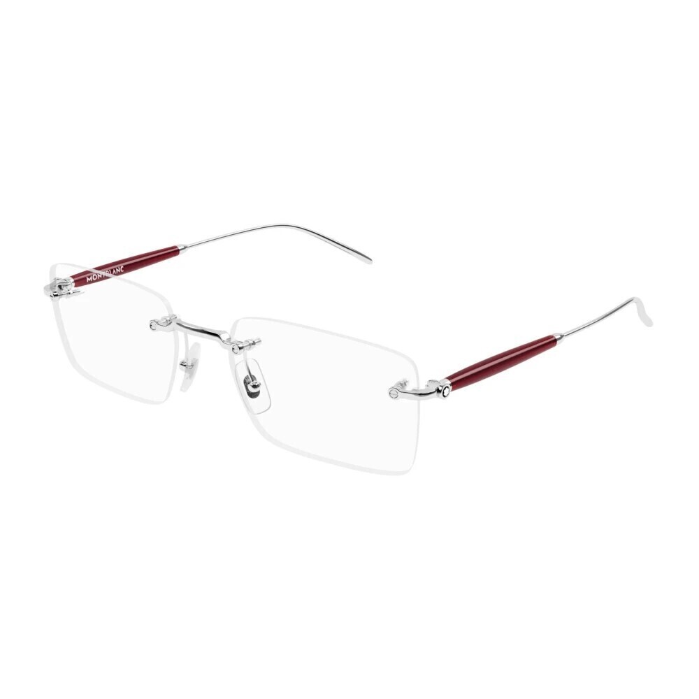 Mont Blanc MB0411O Eyeglasses Silver Metal
